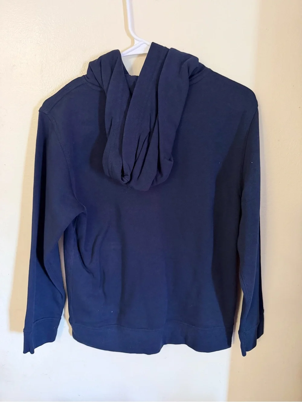 GAP Navy Hoodie with Yellow Lettering Boys L size 10